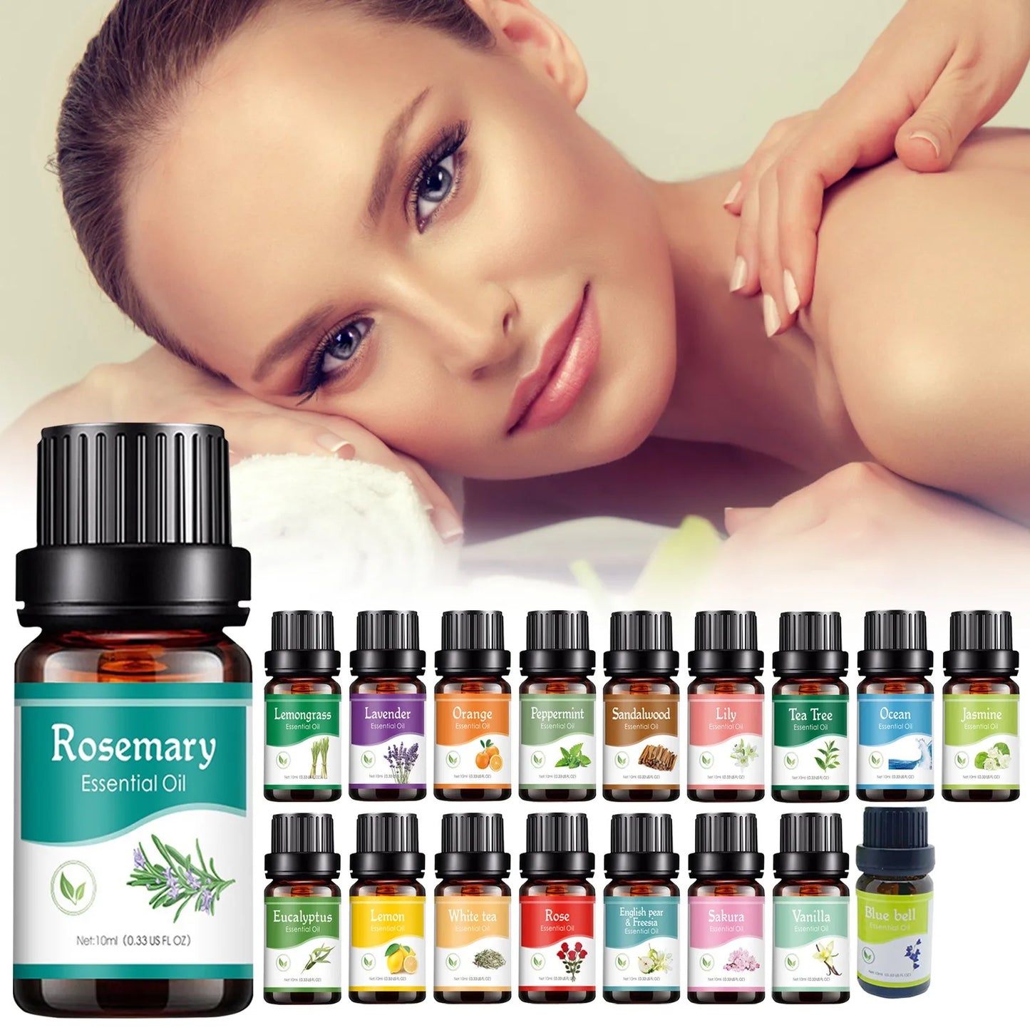 10ML Rafraîchisseur d'air Plantes naturelles Aromathérapie Essentielle